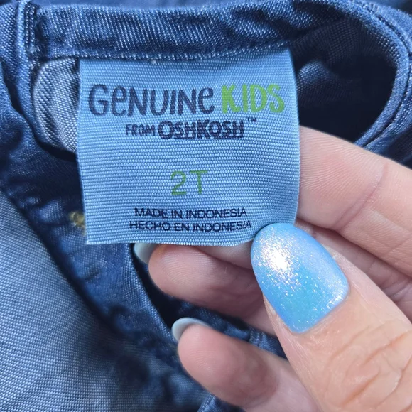 Blue Bell Sleeve Top Sz 2T - Picture 3 of 5